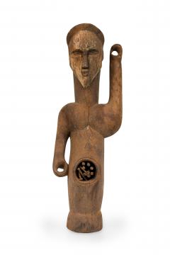 African Gabon 20th Century Hand Carved Vuvi Figure - 4671147