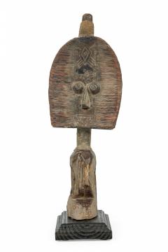 African Gabon Congo 20th Century Carved Wood Kota Mahangwe Reliquary Guardian - 4666487