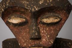 African Gabon Mid 20th Century Carved Wooden Ambete Male Figure - 4199371