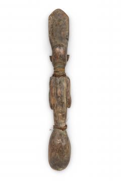 African Gabon Mid 20th Century Hand Carved Tsogo Ceremonial Spoon - 4667926