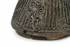 African Ghana 20th Century Asante Kuduo Bronze Gold Dust Vessel - 4669423