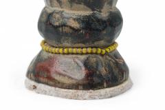 African Ghana Contemporary Carved Wood Ashanti Fertility Doll - 4672222