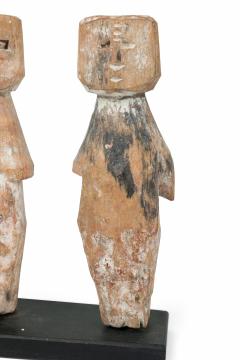 African Ghana Identified Carved Wood Adan Miniature Ancestor Effigies - 4409142