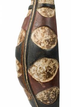 African Guinea Late 20th Century Carved Wood Baga Rearing Snake on Metal Stand - 4667408