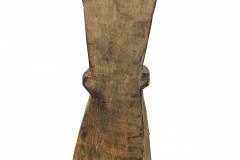 African Guinea Late 20th Century Carved Wood Baga Rearing Snake on Metal Stand - 4667411