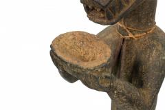 African Ivory Coast 20th Century Carved Wood Baule Mbra Monkey Figure - 4660446