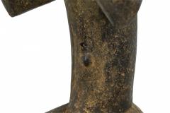 African Ivory Coast 20th Century Carved Wood Baule Mbra Monkey Figure - 4660448