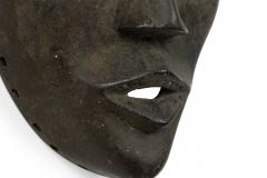 African Ivory Coast 20th Century Carved Wood Dan Face Mask Wall Plaque - 4668954