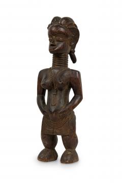 African Ivory Coast 20th Century Hand Carved Dan Fertility Figure - 4661806