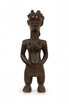 African Ivory Coast 20th Century Hand Carved Dan Fertility Figure - 4661807