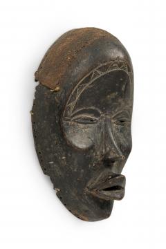 African Ivory Coast 20th Century Hand Carved Wooden Dan tankagle Mask - 4668014