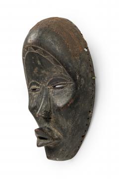 African Ivory Coast 20th Century Hand Carved Wooden Dan tankagle Mask - 4668015
