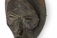African Ivory Coast 20th Century Hand Carved Wooden Dan tankagle Mask - 4668017