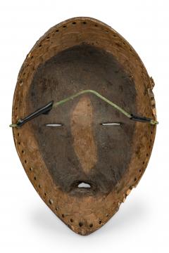 African Ivory Coast 20th Century Hand Carved Wooden Dan tankagle Mask - 4668018