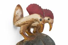 African Ivory Coast Contemporary Carved Painted Wood Guro Mask - 4671166