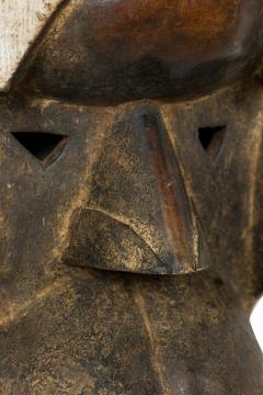 African Ivory Coast Late 20th Century Carved Wood Ngere Monkey Mask - 4666968
