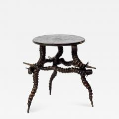 African Kudu horn side table - 1277435