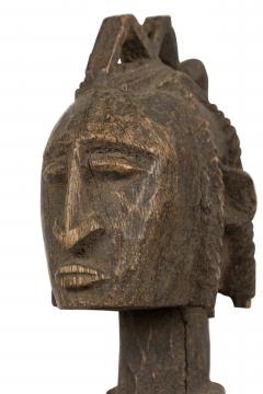 African Mali Early 20th Century Hand Carved Wooden Dogon Figure - 4660879