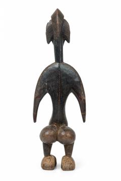 African Mali Late 20th Century Carved Wood Bamana Female Fertility Figure - 4666945