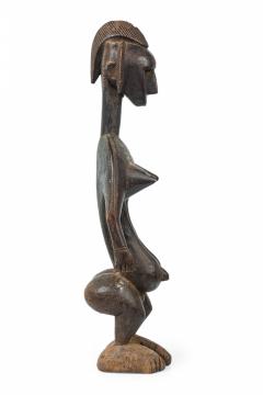 African Mali Late 20th Century Carved Wood Bamana Female Fertility Figure - 4666946