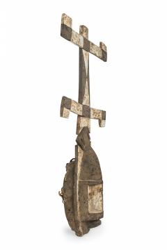 African Mali Late 20th Century Carved Wood Dogon Kanaga Mask - 4670199