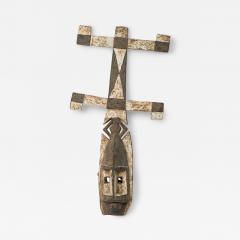 African Mali Late 20th Century Carved Wood Dogon Kanaga Mask - 4709548