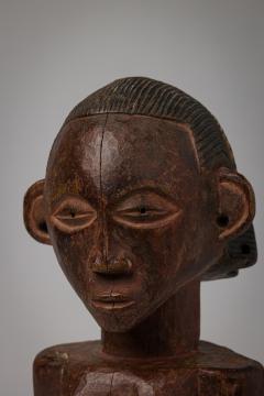 African Mali Mid 20th Century Luba Female Standing Fertility Figure - 4665277