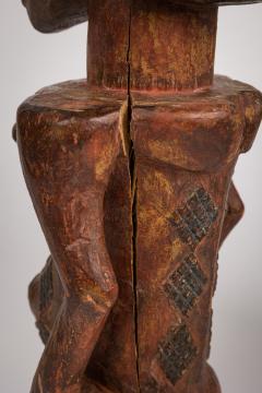 African Mali Mid 20th Century Luba Female Standing Fertility Figure - 4665282