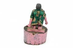 African Nigeria 20th Century Carved Painted Wood Yoruba GI Joe Headdress Mas - 4661854