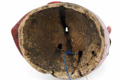 African Nigeria 20th Century Carved Painted Wood Yoruba GI Joe Headdress Mas - 4661860
