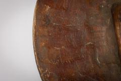 African Nigeria 20th Century Hand Carved Eket Round Mask - 4671144