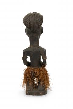 African Nigeria 20th Century Hand Crafted Yoruba Fertility Figure - 4666892