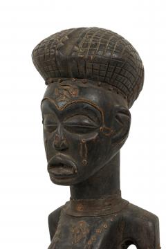 African Nigeria 20th Century Hand Crafted Yoruba Fertility Figure - 4666894