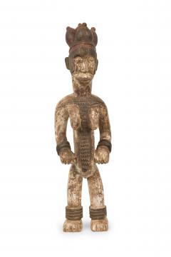 African Nigeria Mid 20th Century Hand Carved Eshu Female Figure - 4666920