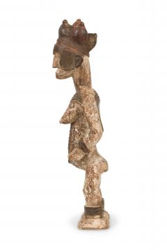 African Nigeria Mid 20th Century Hand Carved Eshu Female Figure - 4666921