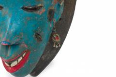 African Sierra Leone Contemporary Carved Painted Wood Temne Headcrest Mask - 4666980