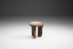 African Solid Wood Stool Africa ca 1950s - 2096453