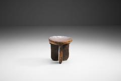 African Solid Wood Stool Africa ca 1950s - 2096454