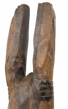 African Tanzania 20th Century Carved Wood Makonde Female Figure - 4670623