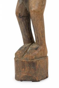 African Tanzania 20th Century Carved Wood Makonde Female Figure - 4670625