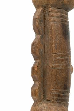 African Tanzania 20th Century Carved Wood Makonde Female Figure - 4670626