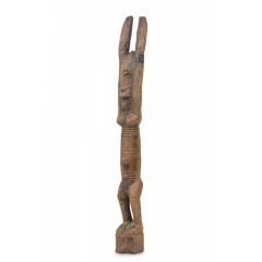 African Tanzania 20th Century Carved Wood Makonde Female Figure - 4710602