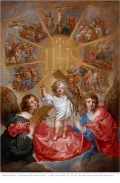 After Antonis Sallaert 1594 1650 Glorification of the Name of Jesus c 1640 - 957839