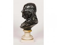 After Jean Antoine Houdon a Bronze Bust of Benjamin Franklin - 3034799