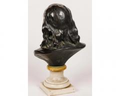 After Jean Antoine Houdon a Bronze Bust of Benjamin Franklin - 3034800