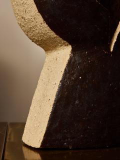 Agn s de Bizet Pair of Sculptural Ceramic Table or Wall Lamps by Agn s de Bizet - 4693493