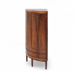 Agner Christoffersen Agner Christoffersen Mid Century Danish Rosewood Corner Cabinet - 4318963