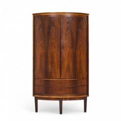 Agner Christoffersen Agner Christoffersen Mid Century Danish Rosewood Corner Cabinet - 4318966