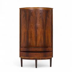 Agner Christoffersen Agner Christoffersen Mid Century Danish Rosewood Corner Cabinet - 4318969
