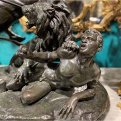Aim Millet La Chasse Au Lion The Lion Hunt Monumental Bronze Sculpture after Aime Millet - 2137898